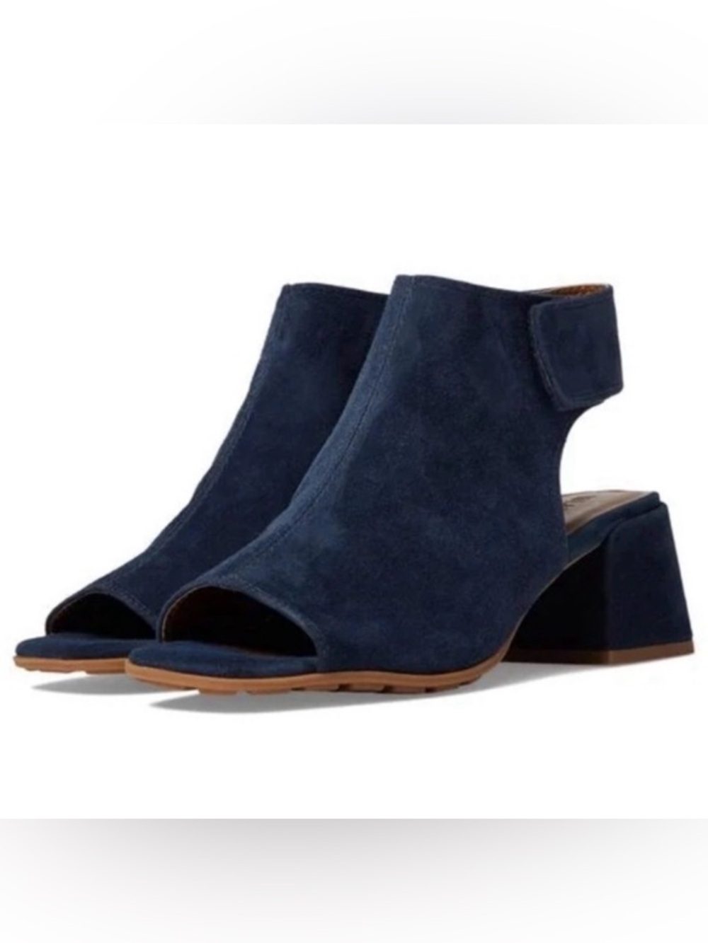 Blondo Blue Suede Maria Waterproof Sandals 11